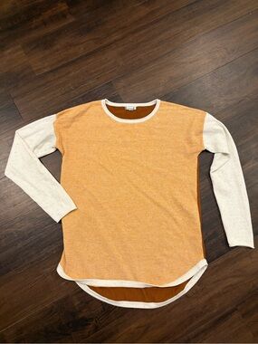 Smartwool Sweater Womens Medium Wool Blend Rust Long Sleeve Cozy